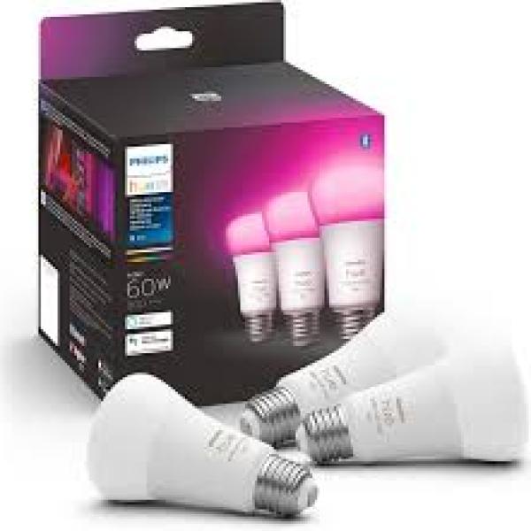 Philips Hue White and Color Ambiance A19 LED Smart Bulb